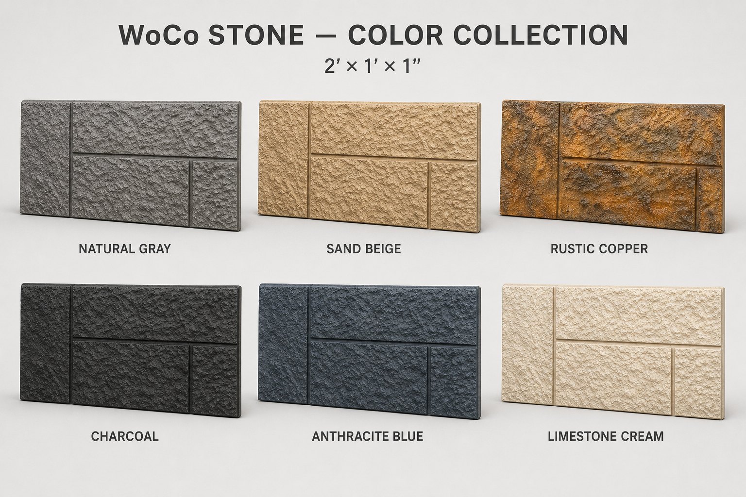 WoCo Stone — Color Collection